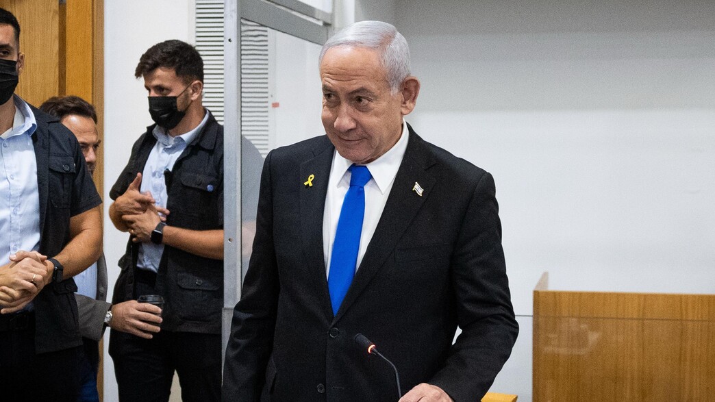 בנימין נתניהו ביום הראשון לחקירה הנגדית