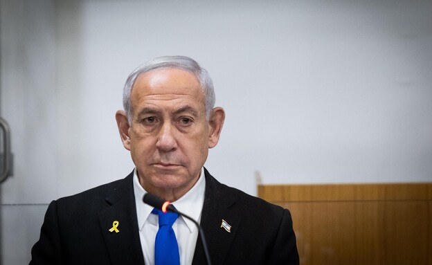 בנימין נתניהו ביום הראשון לחקירה הנגדית (צילום: חיים גולדברג, פלאש 90)