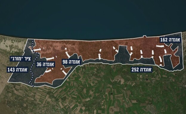 פריסת כוחות צה"ל ברצועת עזה  (צילום: דובר צה"ל)