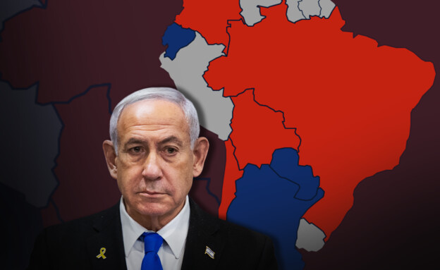 בנימין נתניהו, אמריקה הלטינית (עיבוד: פלאש 90)