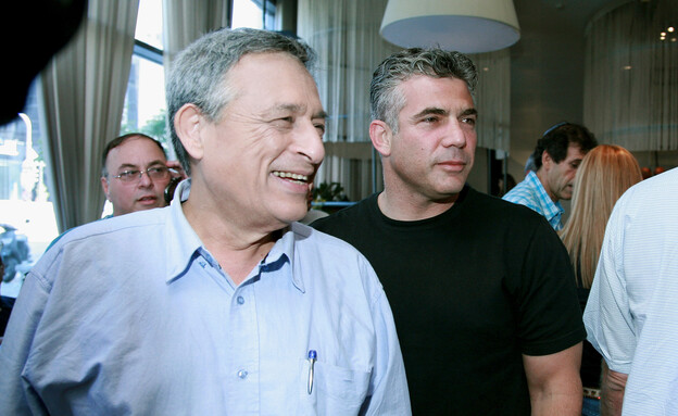 דן מרגלית ויאיר לפיד (צילום: משה שי , פלאש 90)