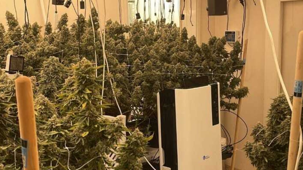 מעבדת הסמים שנתפסה מעבדת הסמים שנתפסה