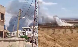 זירת התקיפה (צילום: מתוך תיעוד שעלה ברשתות החברתיות, שימוש לפי סעיף 27א' לחוק זכויות יוצרים)