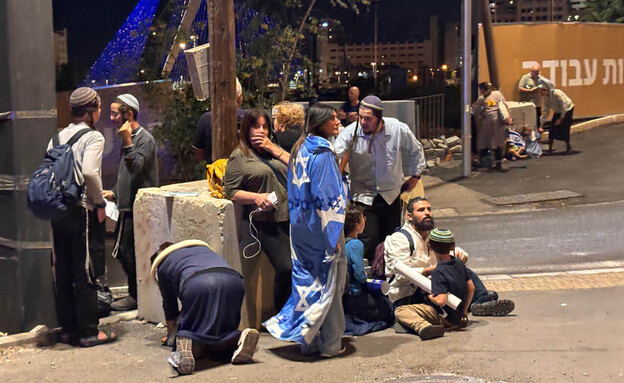 אזעקות בירושלים בעקבות טיל מתימן (צילום: יואב דודקביץ', TPS)