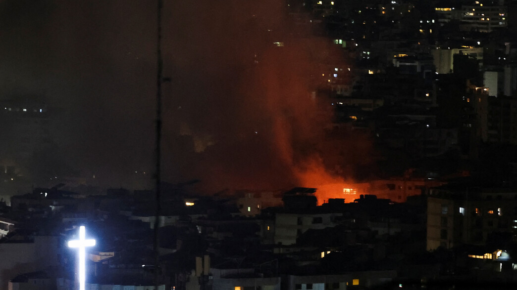 תקיפה בדאחייה בבירות 