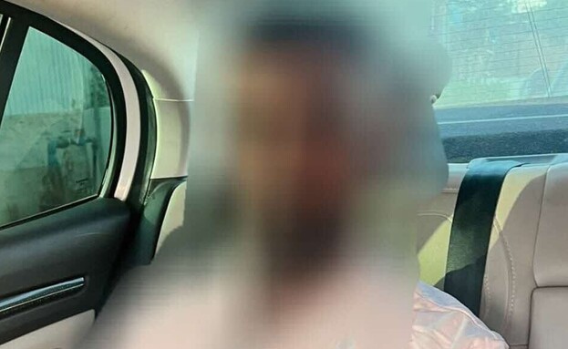 החשוד בדקירת מאבטחים במועדון  (צילום: דוברות המשטרה)