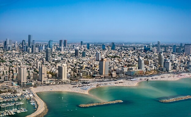 חוף תל אביב (צילום: Boris-B, shutterstock)