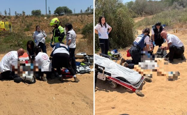 נער בן 13 (צילום: דוברות מד"א)