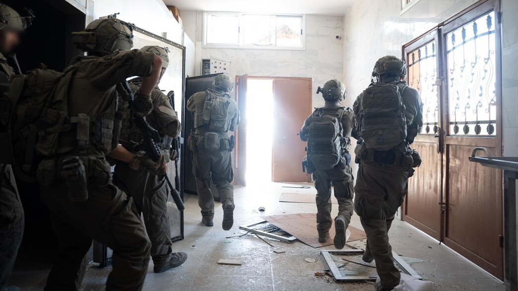 צוות הקרב של סיירת גולני במרחב בית החולים האירופאי