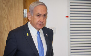 ראש הממשלה בנימין נתניהו ביום השלישי לחקירה הנגדית (צילום: יריב כץ)