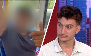 "רוצח תינוקות": לוחם מילואים הותקף באוטובוס (צילום: מתוך "חדשות הבוקר", קשת 12)