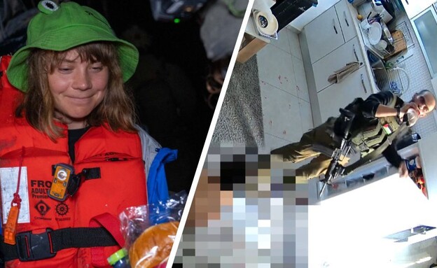 גרטה טונברג על המשט גרטה טונברג על המשט