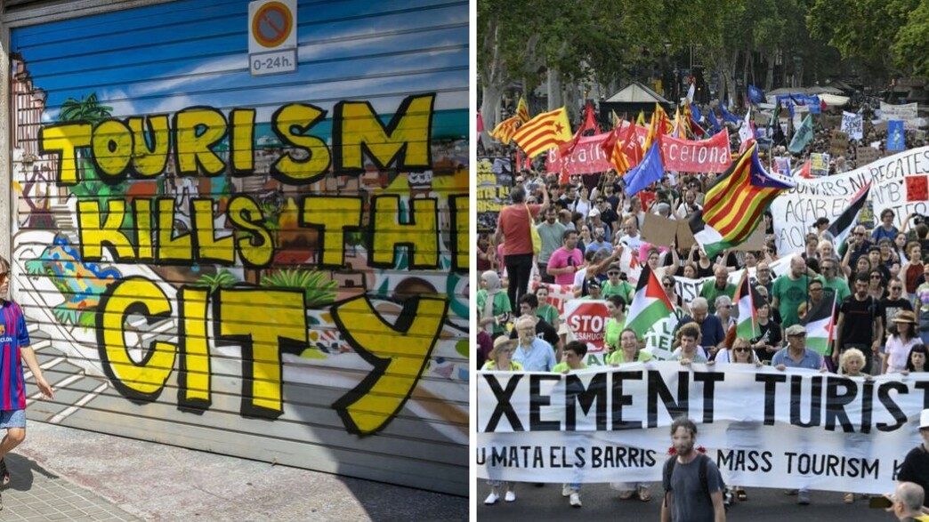 מחאה נגד תיירים מחאה נגד תיירים