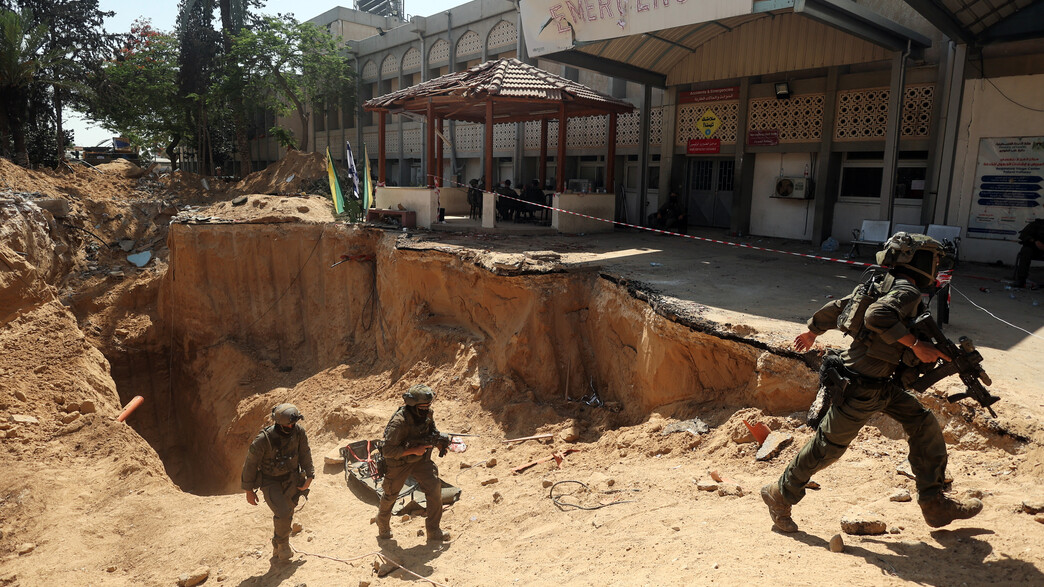התשתית התת-קרקעית שאותרה בבית החולים האירופאי בה שהה מוחמד סינוואר