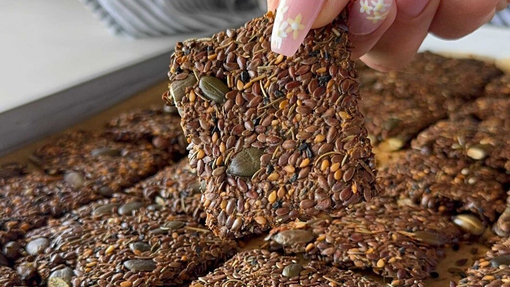 קרקרים בריאים ופריכים פריכים