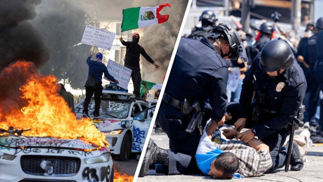 הפגנות לוס אנג'לס הפגנות לוס אנג'לס