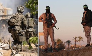הלחימה ברצועה (צילום: רשתות חברתיות לפי סעיף 27א' | דובר צה"ל)