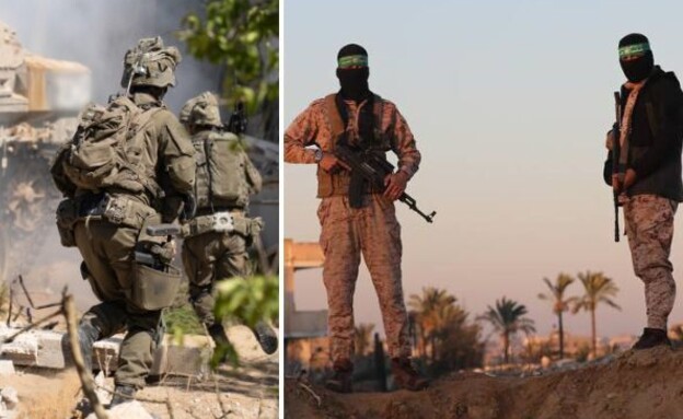 הלחימה ברצועה (צילום: רשתות חברתיות לפי סעיף 27א' | דובר צה"ל)