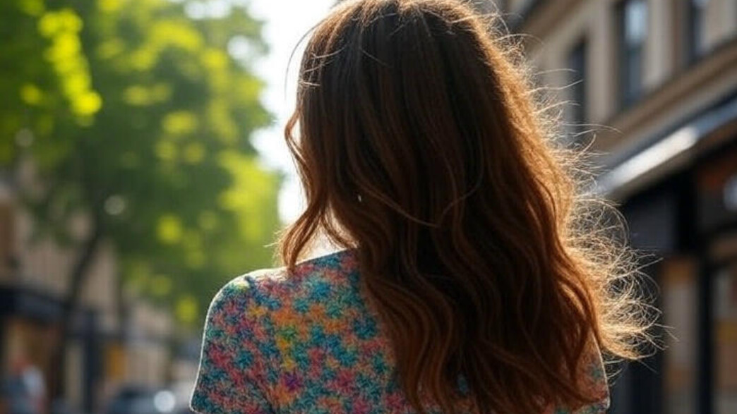 אישה בשמלה מאחור אישה בשמלה מאחור