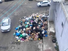 ערימות של זבל ברחבי נצרת (צילום: שימוש לפי סעיף 27א' לחוק זכויות יוצרים)