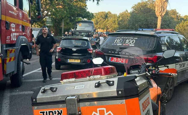 הזירה בבסמת טבעון (צילום: איחוד הצלה)