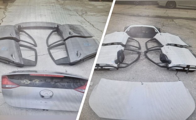 חלקי חילוף (צילום: דוברות המשטרה)