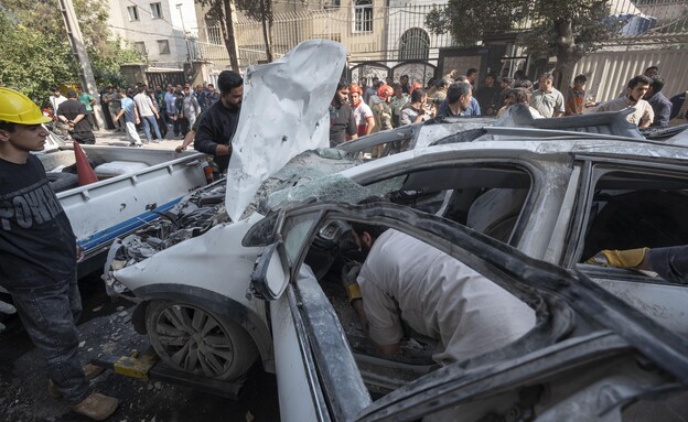 תקיפה ישראלית בטהראן, איראן (צילום: nurphoto, getty images)