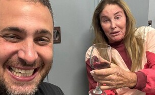 קייטלין ג'נר בזמן מתקפה איראנית על ישראל (צילום: מתוך עמוד האינסטגרם של Regev Gur)
