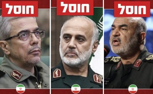 בכירי איראן שישראל חיסלה (צילום: דובר צה