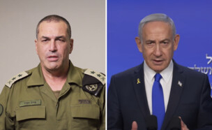 הצהרות ראש הממשלה והרמטכ"ל  (צילום: דובר צה"ל, לע"מ)