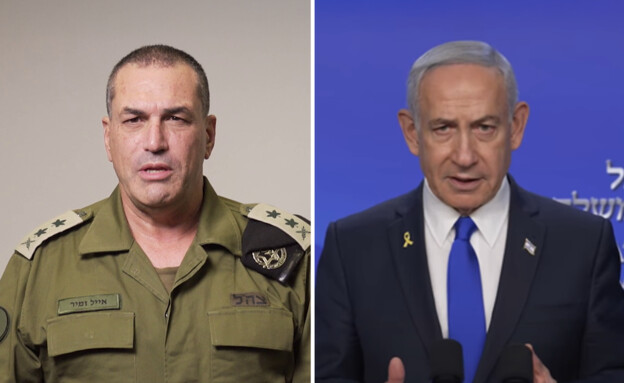 הצהרות ראש הממשלה והרמטכ"ל  (צילום: דובר צה"ל, לע"מ)