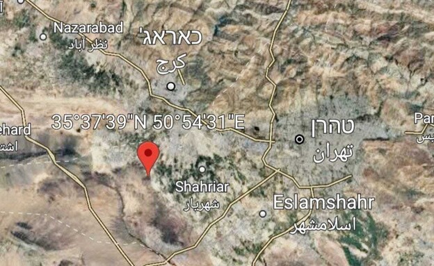בסיס אספג'אבאד (צילום: google maps)
