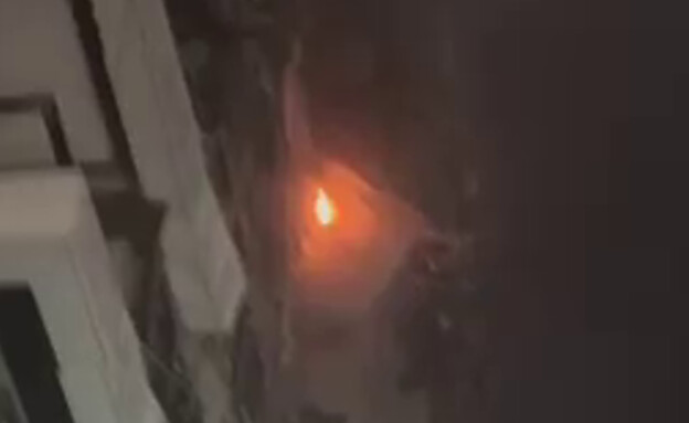 אחת מזירות הנפילה במרכז הארץ (צילום: לפי סעיף 27 א')