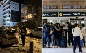 נתב"ג, זירת נפילה במרכז הארץ  (צילום: mako)