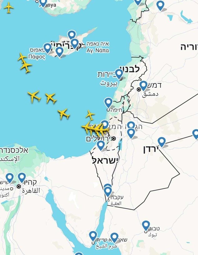 המרחב האווירי בנתב