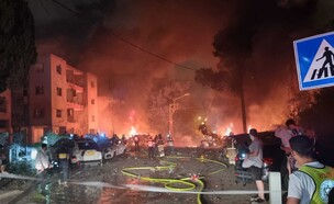 יירוטים בצפון הארץ, יירוטים, יירוט, איראן, אזעקות (צילום: איחוד הצלה)