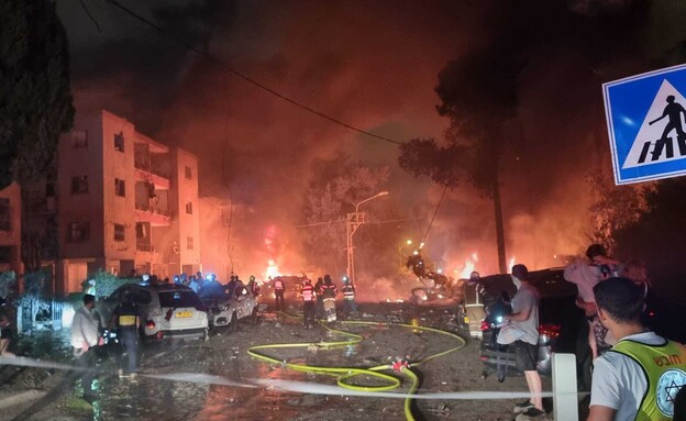 יירוטים בצפון הארץ, יירוטים, יירוט, איראן, אזעקות (צילום: איחוד הצלה)