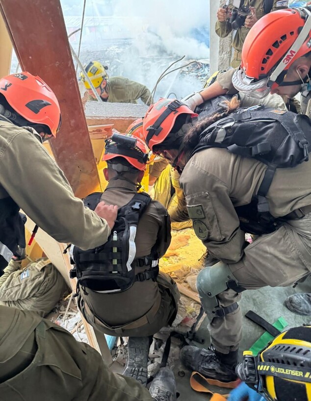 פעילות כוחות פיקוד העורף (צילום: דובר צה