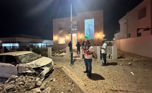 זירת הנפילה בדרום הארץ  (צילום: איחוד הצלה)