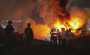 זירת הנפילה ברחובות