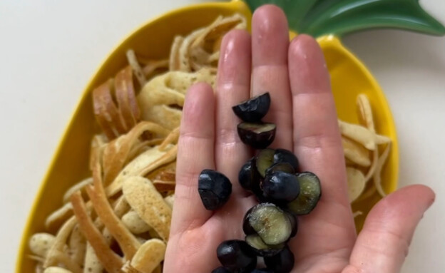 סלט פנקייק - משתמשים בפירות שיש בבית