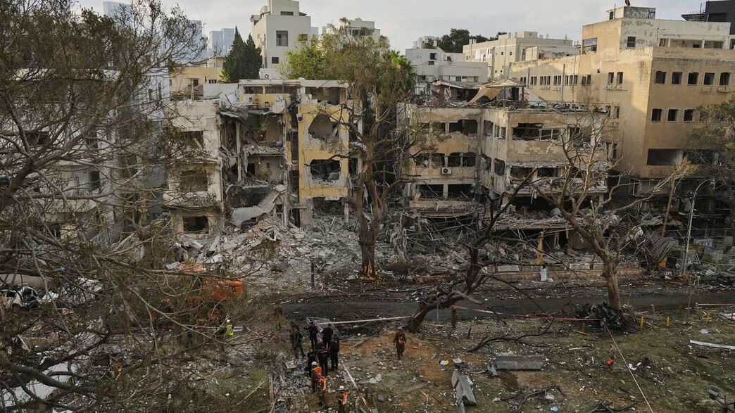 נזקי הנפילה בגוש דן