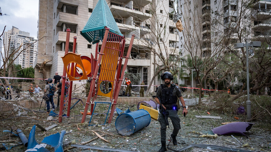 נזקי הנפילה בגוש דן נזקי הנפילה בגוש דן