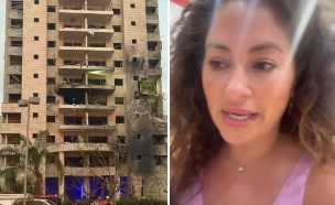 ביתה של ליהיא גרינר נפגע מהדף טיל (צילום: instagram)