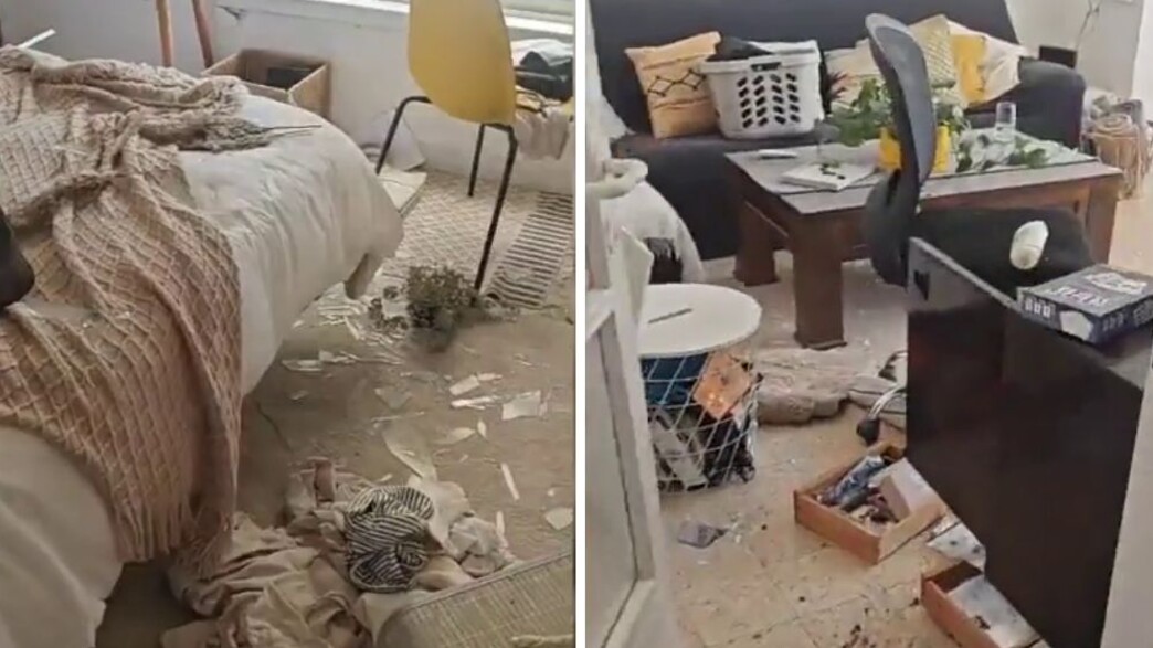 ביתה של שי נפגע מהדף טיל - ואז נבזז