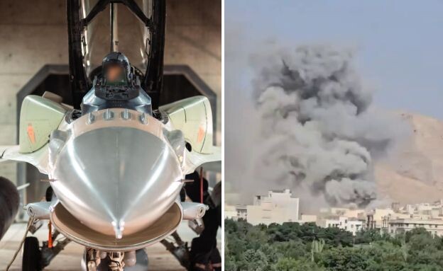 התקיפות באיראן (צילום: רשתות חברתיות לפי סעיף 27 א' | דובר צה