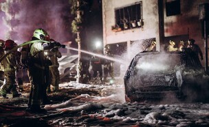 זירת הנפילה בחיפה  (צילום: מיכה בריקמן)