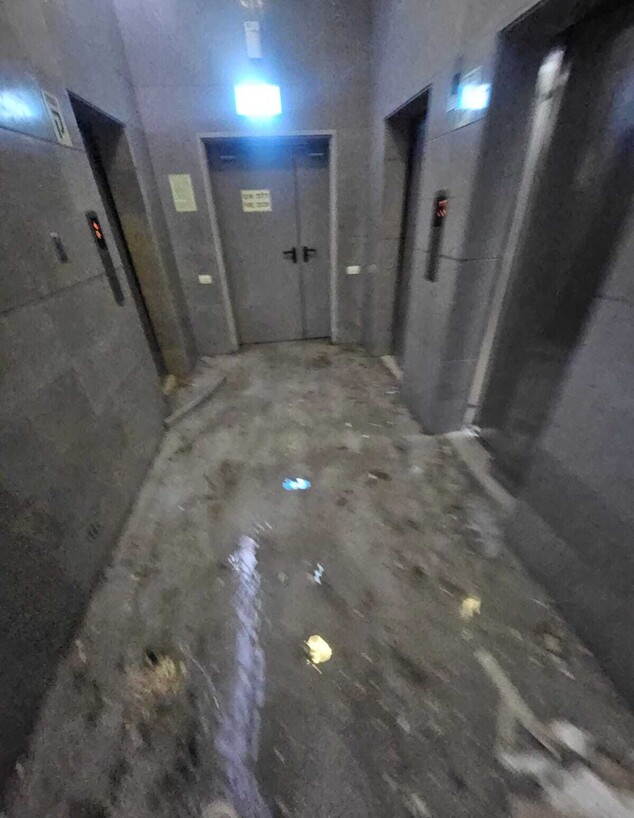 הבית של ליהיא גרינר אחרי נפילת הטיל (צילום: פרטי)