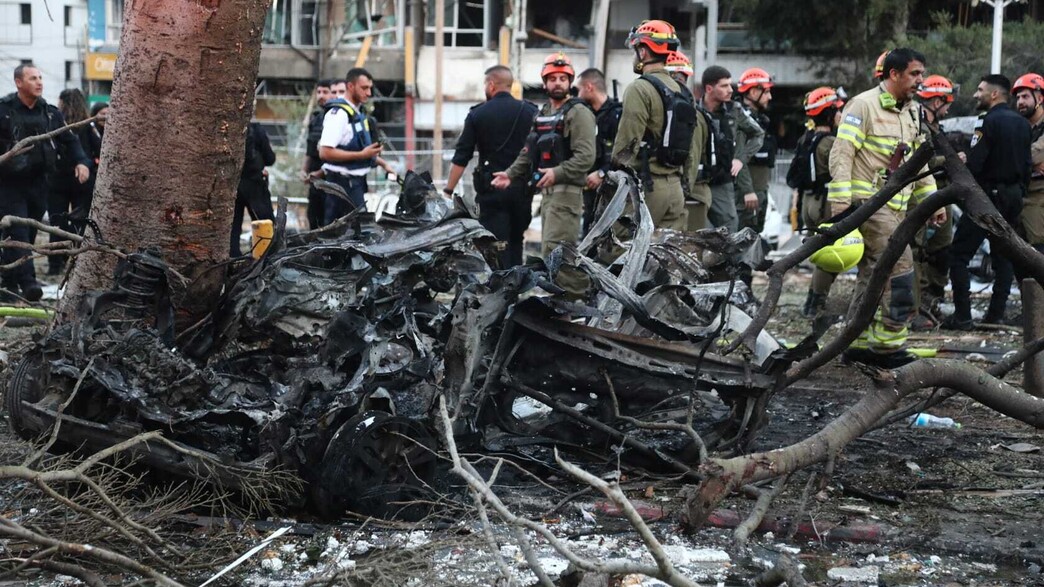 נזקי הנפילה בגוש דן