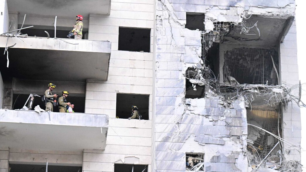 נזקי הנפילה בגוש דן נזקי הנפילה בגוש דן